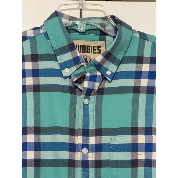 Men's Chubbies Flannel Plaid Long Sleeve Button Down Shirt, Size L - Picture 3 of 6
